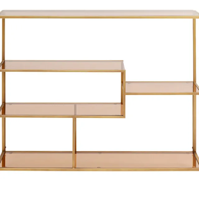 KARE Design Etagère Loft doré 115x100cm> Meubles