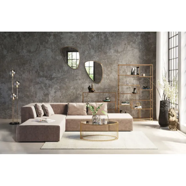 KARE Design Etagère Loft doré 115x100cm> Meubles