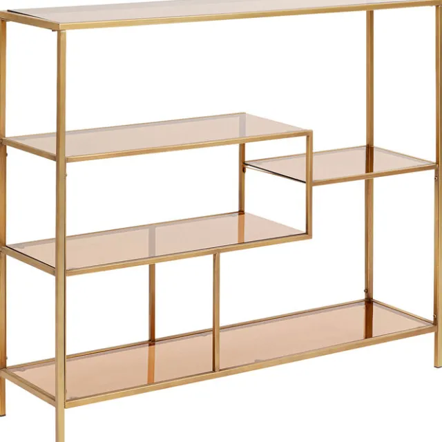 KARE Design Etagère Loft doré 115x100cm> Meubles