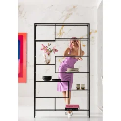 KARE Design Etagère Loft noir Bubble 115x195cm> Meubles