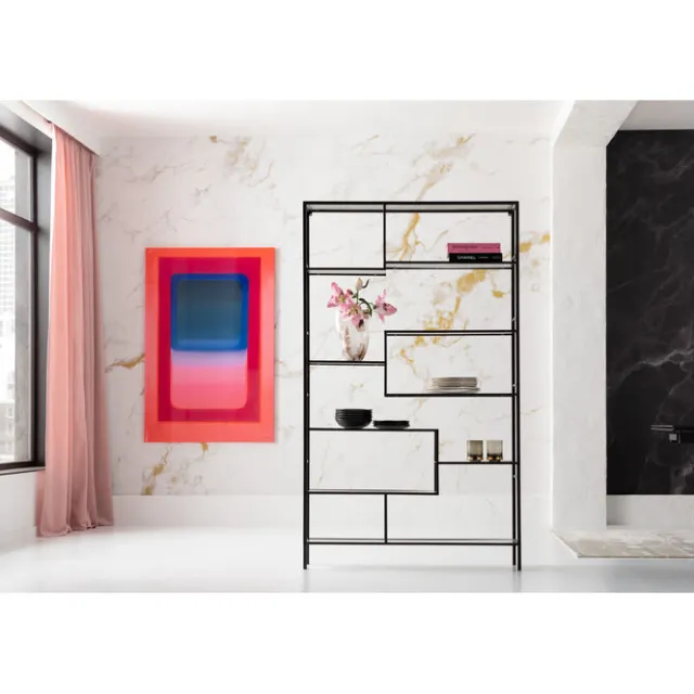 KARE Design Etagère Loft noir Bubble 115x195cm> Meubles