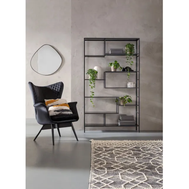 KARE Design Etagère Loft noir 115x195cm> Meubles