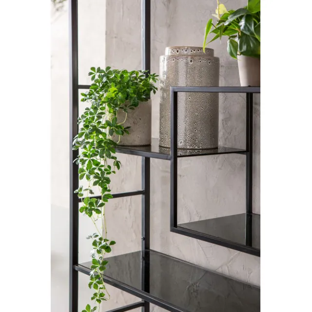 KARE Design Etagère Loft noir 115x195cm> Meubles