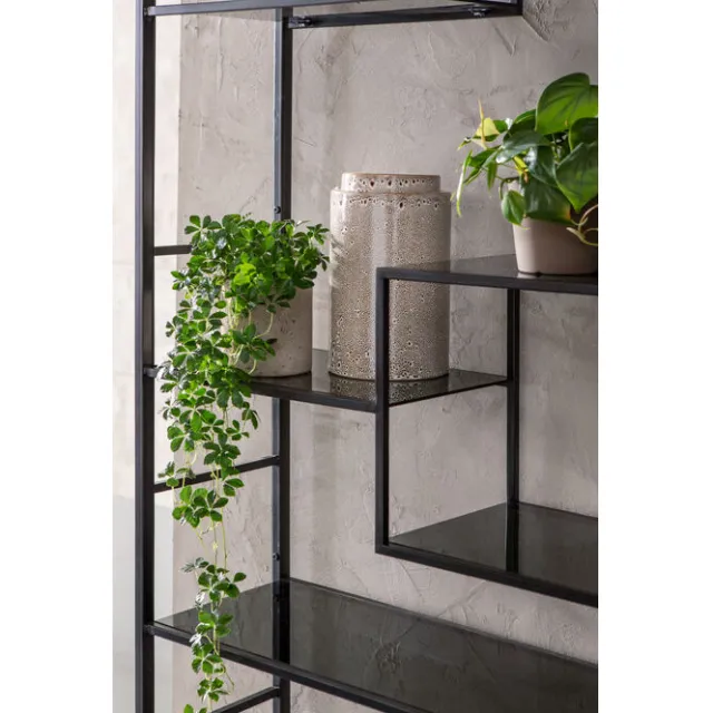 KARE Design Etagère Loft noir 115x195cm> Meubles
