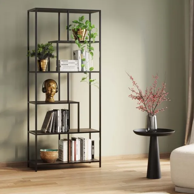 KARE Design Etagère Loftie noir 77x185cm> Meubles