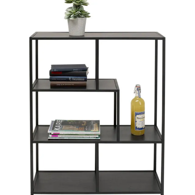 KARE Design Etagère Loftie noir 77x100cm> Meubles