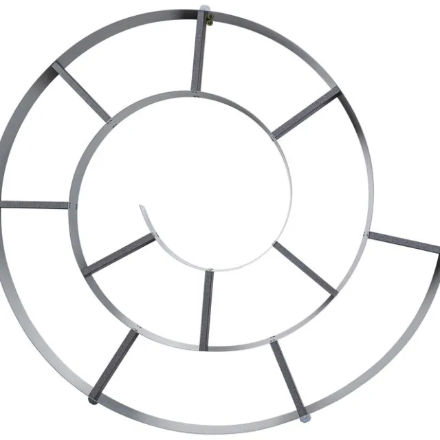 KARE Design Etagère murale Snail argenté-gris> Meubles