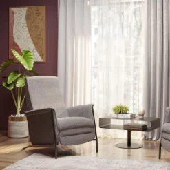 KARE Design Fauteil relax Lazy gris> Meubles
