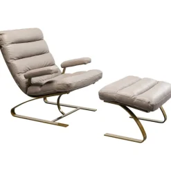 KARE Design Fauteuil + repose-pied Novel> Meubles