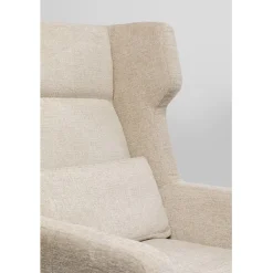 KARE Design Fauteuil + tabouret Quinn High beige><noscript><img width=
