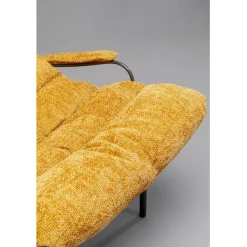 KARE Design Fauteuil + tabouret Vienna Swing jaune><noscript><img width=