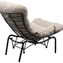 KARE Design Fauteuil + tabouret Vienna Swing beige><noscript><img width=