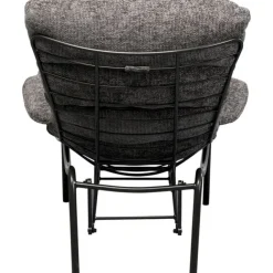 KARE Design Fauteuil + tabouret Vienna Swing gris><noscript><img width=