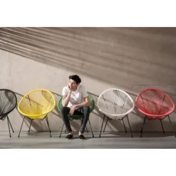 KARE Design Fauteuil Acapulco cherry><noscript><img width=