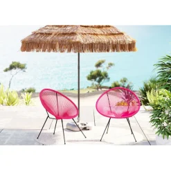 KARE Design Fauteuil Acapulco fuchsia (set de 2)> Meubles
