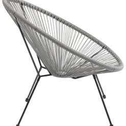 KARE Design Fauteuil Acapulco gris><noscript><img width=