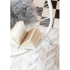 KARE Design Fauteuil Acapulco Mono blanc><noscript><img width=