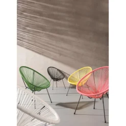 KARE Design Fauteuil Acapulco Mono noir><noscript><img width=
