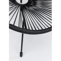KARE Design Fauteuil Acapulco Mono noir (set de 2)><noscript><img width=