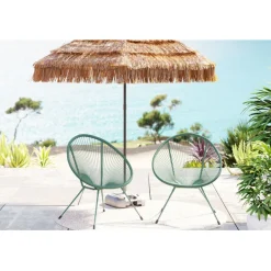 KARE Design Fauteuil Acapulco Mono vert (set de 2)> Meubles
