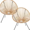 KARE Design Fauteuil Acapulco nature (set de 2)> Meubles