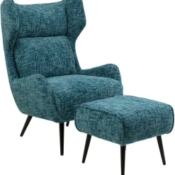 KARE Design Fauteuil Arne bleu><noscript><img width=