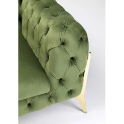 KARE Design Fauteuil Bellissima velours vert 120cm><noscript><img width=