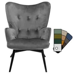 KARE Design Fauteuil Black Vicky cat 1 individuel> Meubles