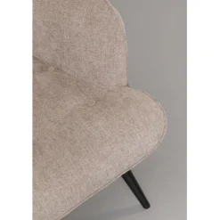 KARE Design Fauteuil Black Vicky marron clair><noscript><img width=