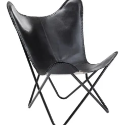 KARE Design Fauteuil California cuir noir><noscript><img width=