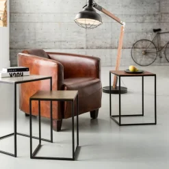 KARE Design Fauteuil Cigar Lounge marron><noscript><img width=