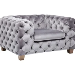 KARE Design Fauteuil Desire gris argenté><noscript><img width=