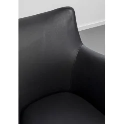 KARE Design Fauteuil Goldfinger noir><noscript><img width=