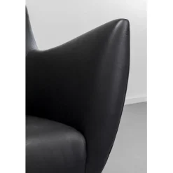 KARE Design Fauteuil Goldfinger noir><noscript><img width=