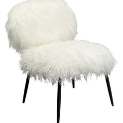 KARE Design Fauteuil Hairy blanc> Meubles