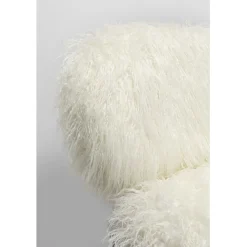 KARE Design Fauteuil Hairy blanc><noscript><img width=