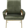KARE Design Fauteuil Luna haut dossier vert> Meubles