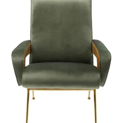 KARE Design Fauteuil Luna haut dossier vert> Meubles
