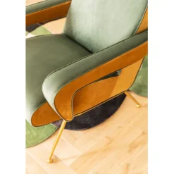 KARE Design Fauteuil Luna haut dossier vert><noscript><img width=