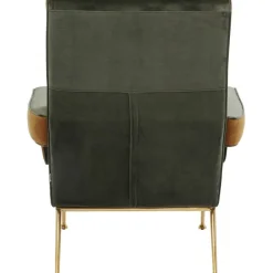 KARE Design Fauteuil Luna haut dossier vert><noscript><img width=