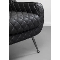 KARE Design Fauteuil Nonna noir><noscript><img width=