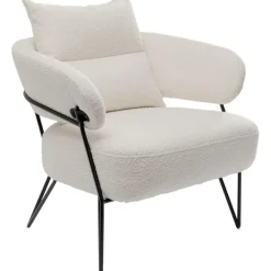KARE Design Fauteuil Peppo blanc><noscript><img width=