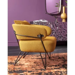 KARE Design Fauteuil Peppo jaune> Meubles