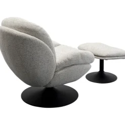 KARE Design Fauteuil pivotant + repose-pieds Stanford><noscript><img width=