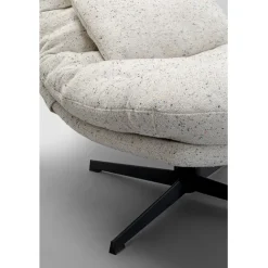 KARE Design Fauteuil pivotant + repose-pieds Columbia><noscript><img width=