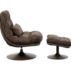 KARE Design Fauteuil pivotant + repose-pieds Montreal> Meubles