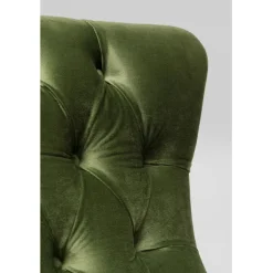 KARE Design Fauteuil pivotant Bellissima velours vert><noscript><img width=