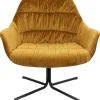KARE Design Fauteuil pivotant Bristol jaune> Meubles