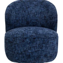 KARE Design Fauteuil pivotant Ellie bleu> Meubles