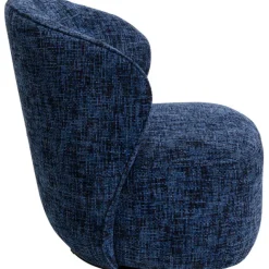 KARE Design Fauteuil pivotant Ellie bleu><noscript><img width=